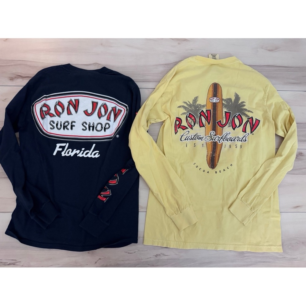 2 Florida Ron Jon surf long sleeve shirts size small